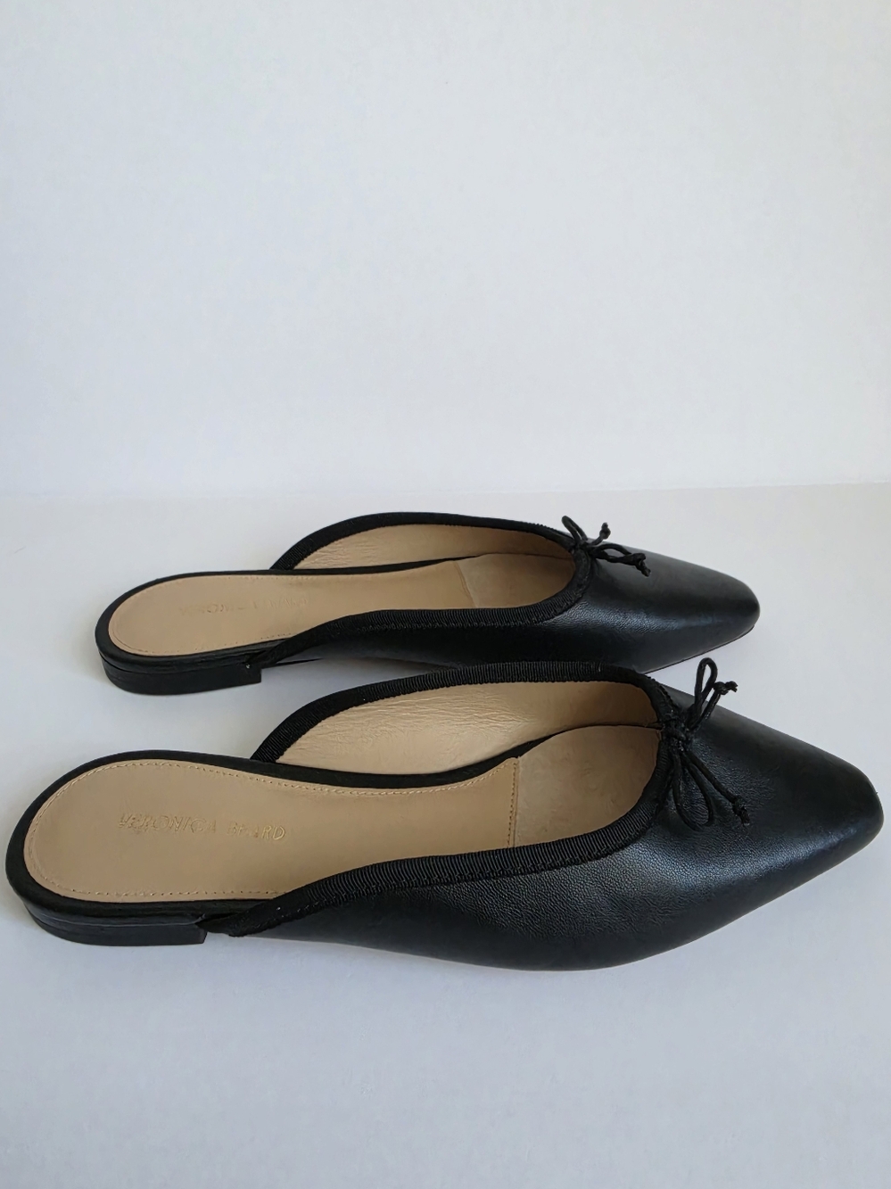 Veronica Beard Catherine Leather Mules - Picture 4 of 7